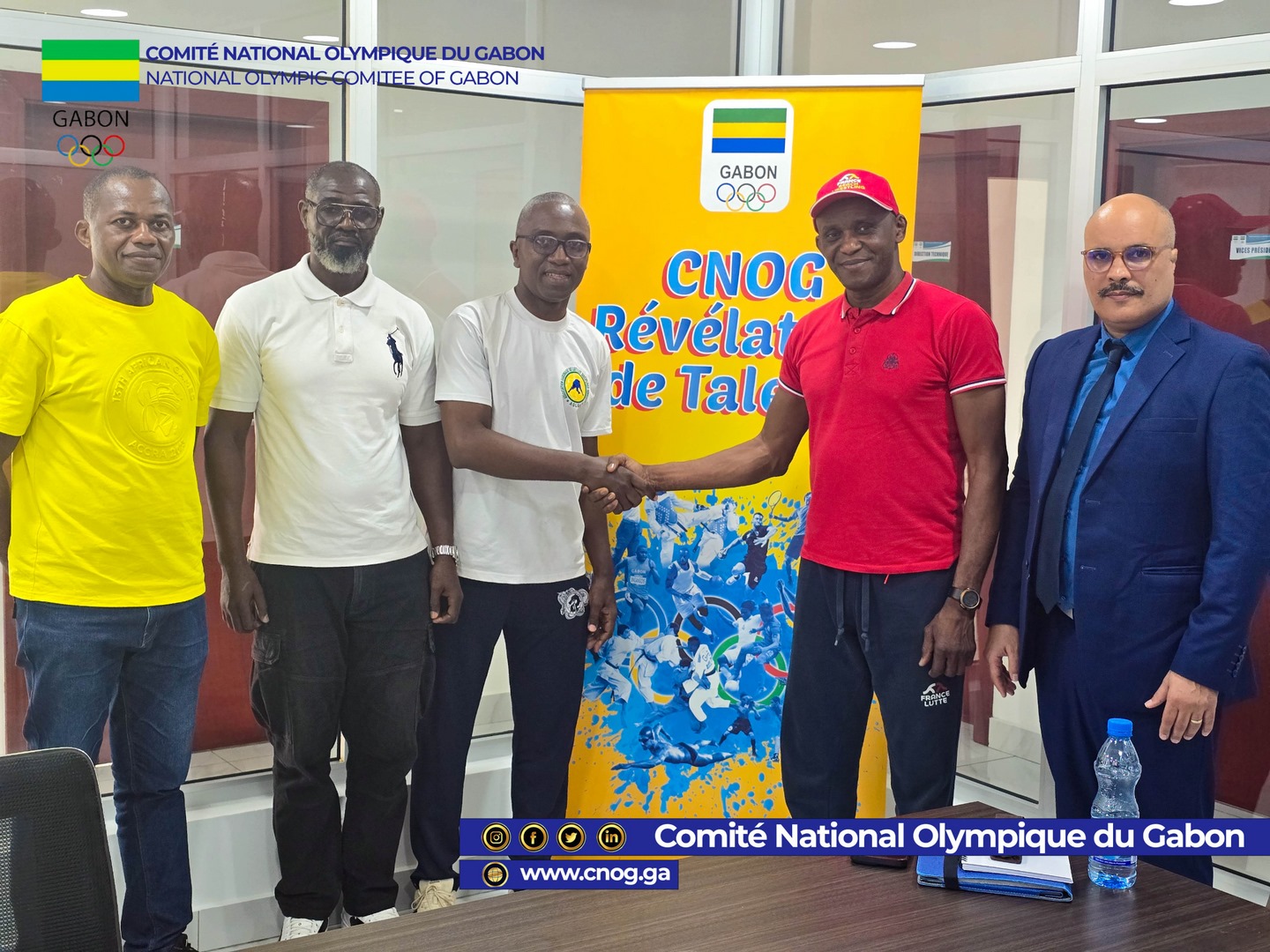 L'AGL et l’Union Francophone des fédérations nationales de Lutte, échangent avec le CNOG